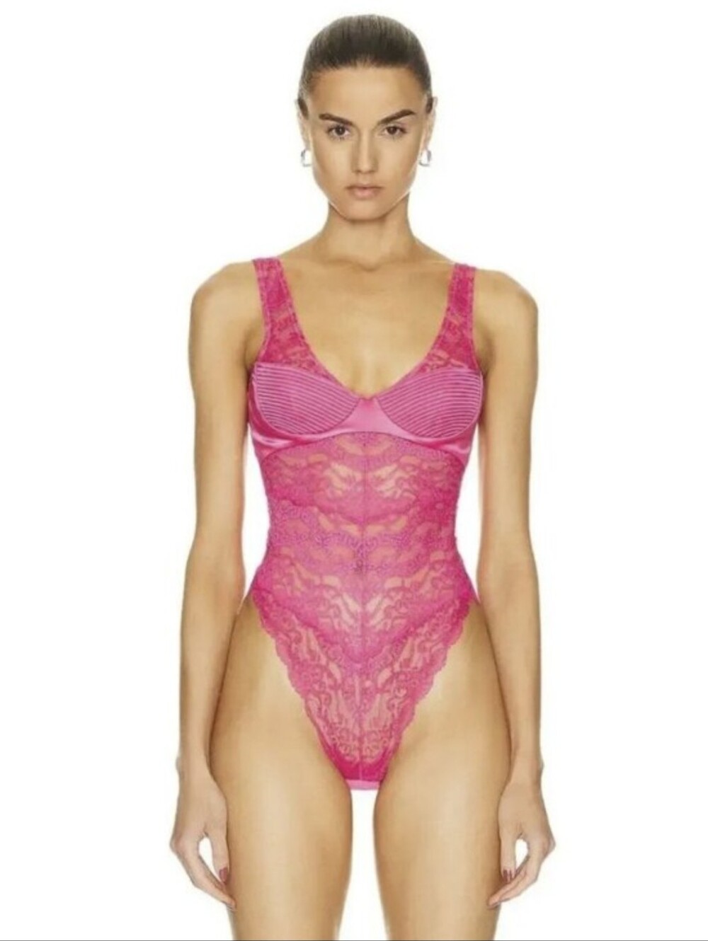 Versace La Greca Lace Bodysuit - Picture 3 of 6